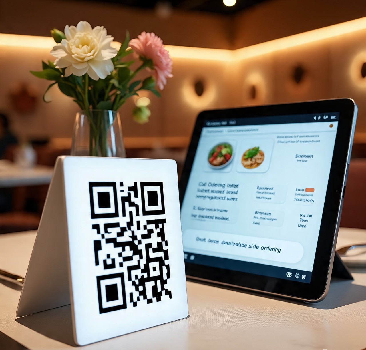 QR code ordering